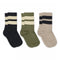 3 Pack Kinder Crewsocks Anker 79275 489 Light Brown Melange