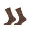 Duopack Kindersokken Glitter Naadloos 601015009 1950 M Brown Mel