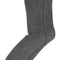 Fijne damessokken met fijne rib 50104 496 Medium Grey Melange