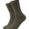 Mannensokken met Comfortboord Ca-soft 2-pack 3642 0009 Olive Melange