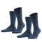 Happy 2-pack Heren Sokken 14610 6127 Navy Mel