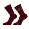 Damessok Wolmix 2-pack 13172 7004 Aubergine - Bordeaux