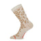 Damessokken met fluffy  luipaardprint Sofia 101012015 1105 Cream