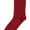 Fine cotton rib socks 50104 1315 Tomato