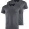 Herenshirt 2-pack Falke Daily Comfort 68108 3278 dark grey -heather