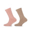 Katoenen Kindersokken 2-pack 6100 7004 Nude Pink Beige Mel
