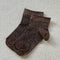 Korte Kindercrewsocks met Glitter W6119 Brons