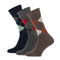 Ruit Argyle Heren sokken 3- pack 1774-7010 7010 d Multi Colour
