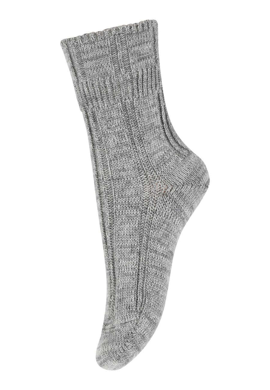 Zachte Kindersokken Wol Bamboo Bee 59054 491 Grey Melange