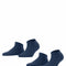 Happy 2-pack Dames Sneakersokken 46418 6000 Royal Blue