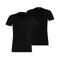 T-Shirt V Hals 2-pack 100000890 1 black
